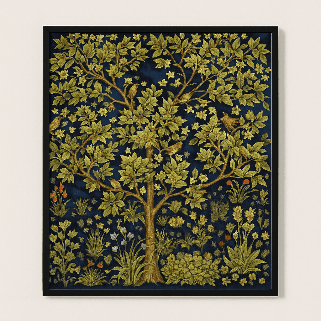 Tree Of Life Paint By Numbers Kit, William Morris