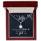To My Wife Special Gift for Eternal Hope Necklace