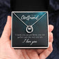 To My Girlfriend Gift for Lucky In Love Necklace Valentine's Day