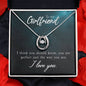 To My Girlfriend Gift for Lucky In Love Necklace Valentine's Day
