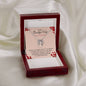 To M Beautiful Wife Jewelry Gift For Lucky In Love Necklace