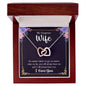 My Gorgeous Wife Message Card with Gift Jewelry