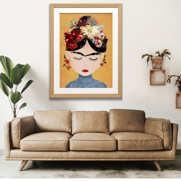 Elevate your interior with stunning canvas wall art featuring Frida ...