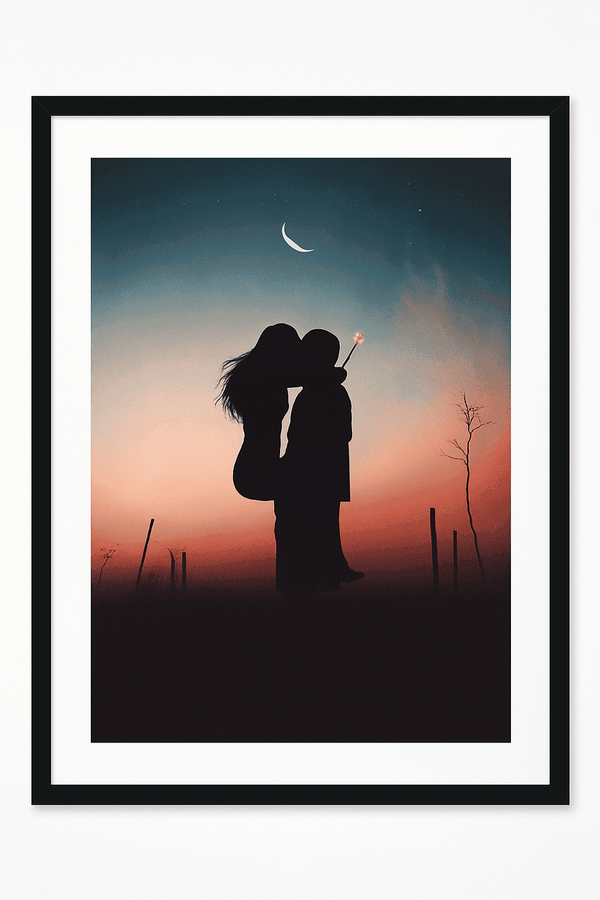 Crescent Moon Kiss - Paint By Numbers