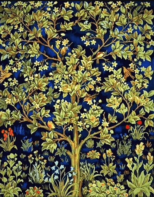 Tree Of Life Paint By Numbers Kit, William Morris