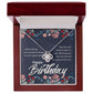 Happy Birthday Gift for Wife Love Knot Necklace Women's Jewelry
