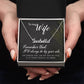 To My Wife Best Gift Idea for Custom Name Necklace