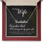 To My Wife Best Gift Idea for Custom Name Necklace