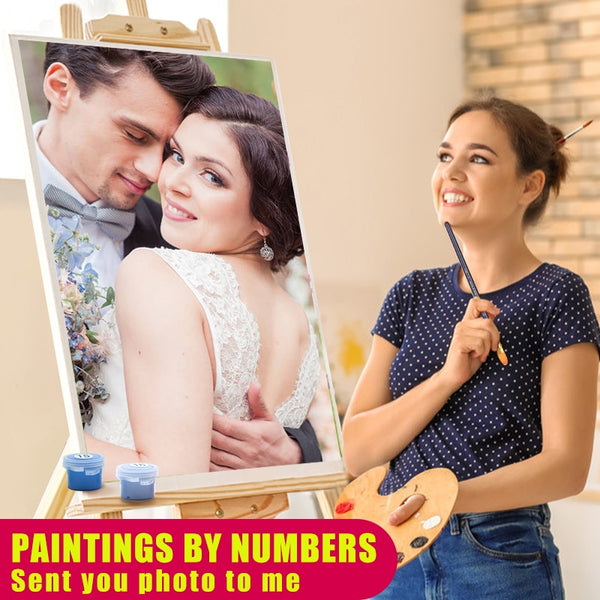 DIY Modern Abstract Oil - Painting By Numbers